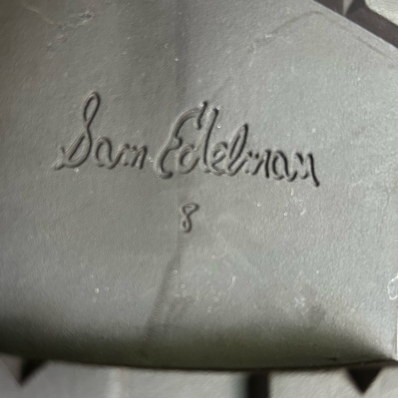 SAM EDELMAN LEX sage green suede leather combat boots size 8 - Picture 10 of 15